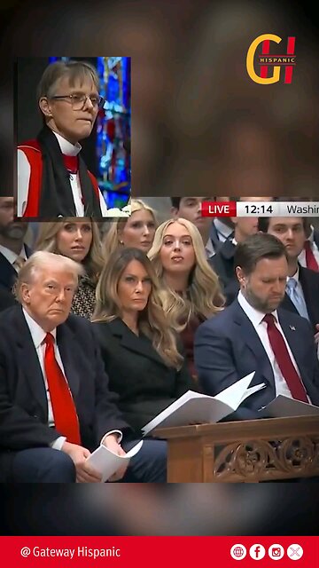 Female bishop of the Episcopal Church of Washington gives a Woke sermon to Trump