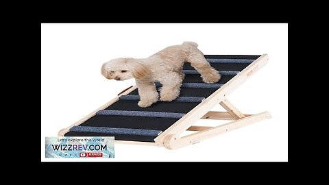 VEVOR Dog Ramp Folding Pet Ramp for Bed Adjustable Dog Ramp Review