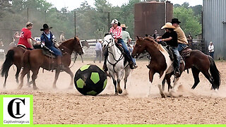 Mounted Soccer 3rd Match ⚽️ The 1836 Chuckwagon Races 2022