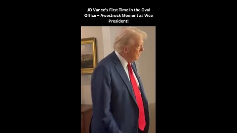 JD Vance’s First Time at Oval Office – Awestruck Moment as Vice President! #trending #shorts #jd