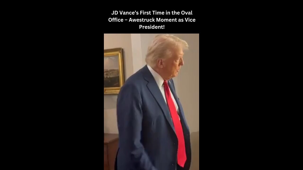 JD Vance’s First Time at Oval Office – Awestruck Moment as Vice President! #trending #shorts #jd