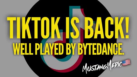 ByteDance played us perfectly! Took away TikTok, making us miss it more.
