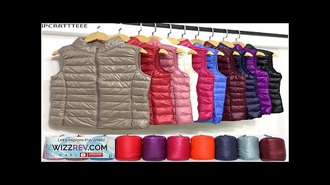 Ultralight Down Vest Women 2023 New Sleeveless Female Duck Down Waistcoat Puffer Review