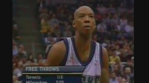 Sam Cassell 23 Points 7 Ast Vs. Raptors, 2001-02.