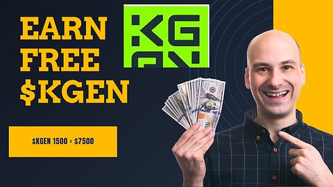 EARN FREE $KGEN CRYPTO AIRDROP!!!! Step-to-step guide to farm $KGEN