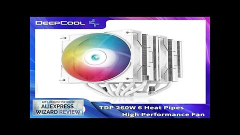 DeepCool AG620 6 Heat Pipes CPU Cooler Double Tower Double Fan Air Review