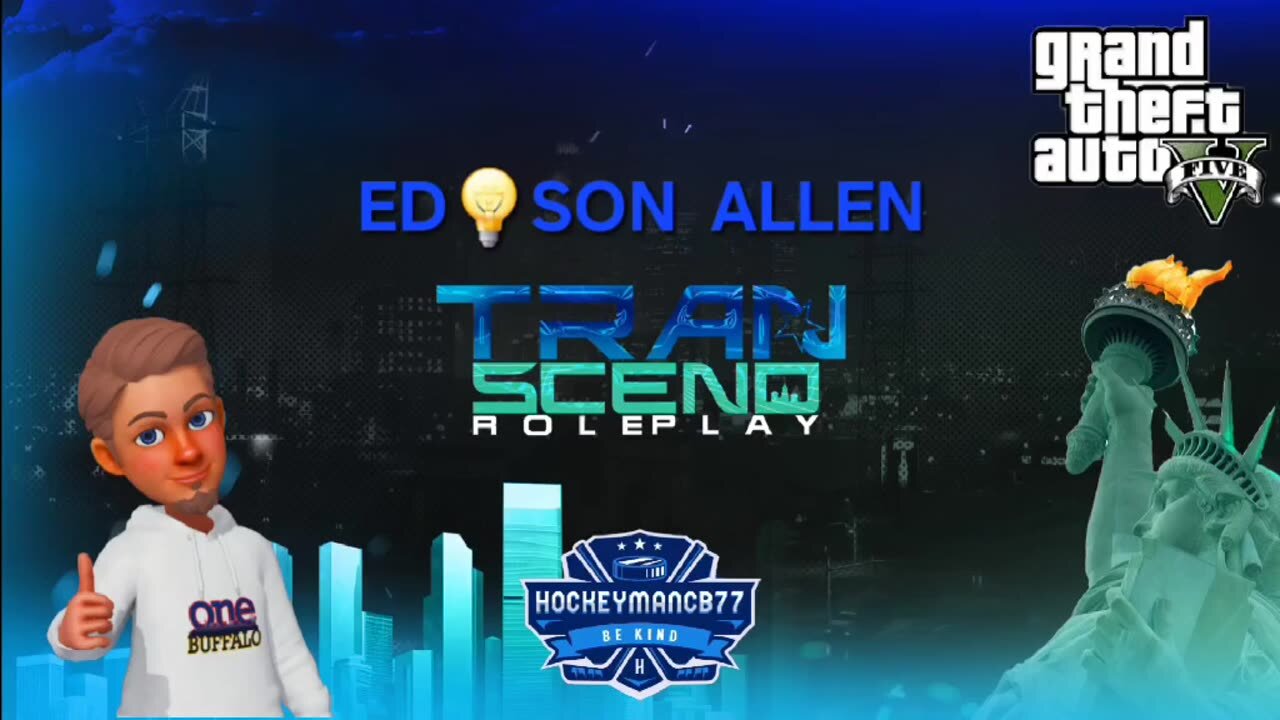 CAPS LOCK FRIDAY!!! EDISON ALLEN IS EXPLORING THE CITY! | TRANSCEND RP GTA V THEN SOME FORTNITE!