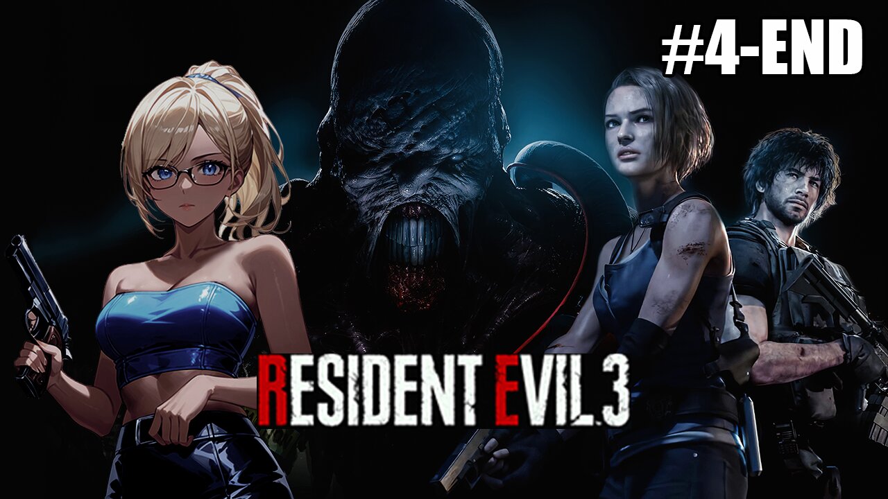 [RE3 Remake][#4]-Nemesis, just die already! [ENVTuber]