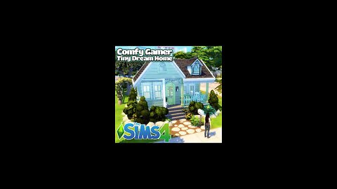 Comfy Gamer// Tiny Home// Sims 4 Speed Build