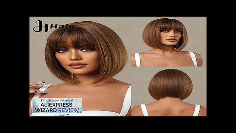 Short Straight Bob Wig Suitable For Black Women Role-Playing Daily Natural Wigs Review