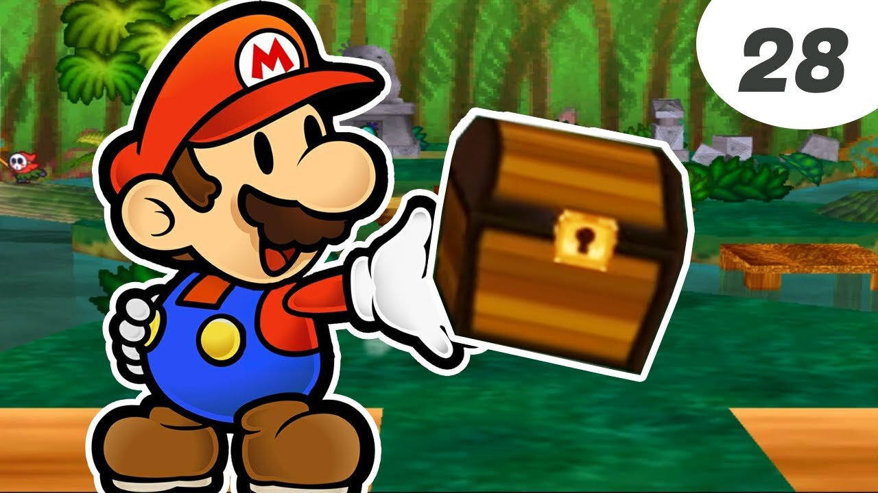 Paper Mario Ep.28 - O Tesouro encontrado e voltando a Cidade Toad.