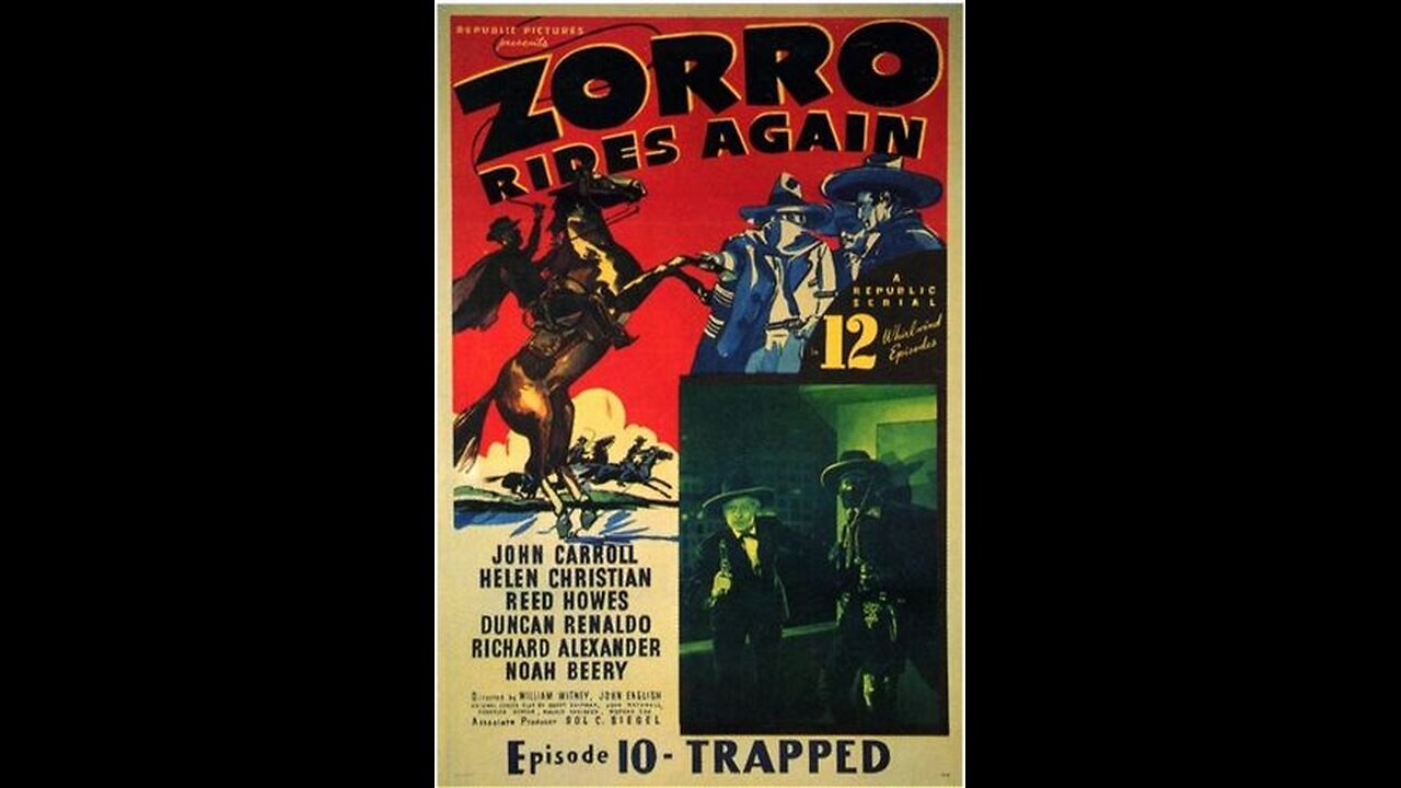 Zorro Rides Again 1937 Cinema Serial - Ep 10 Trapped