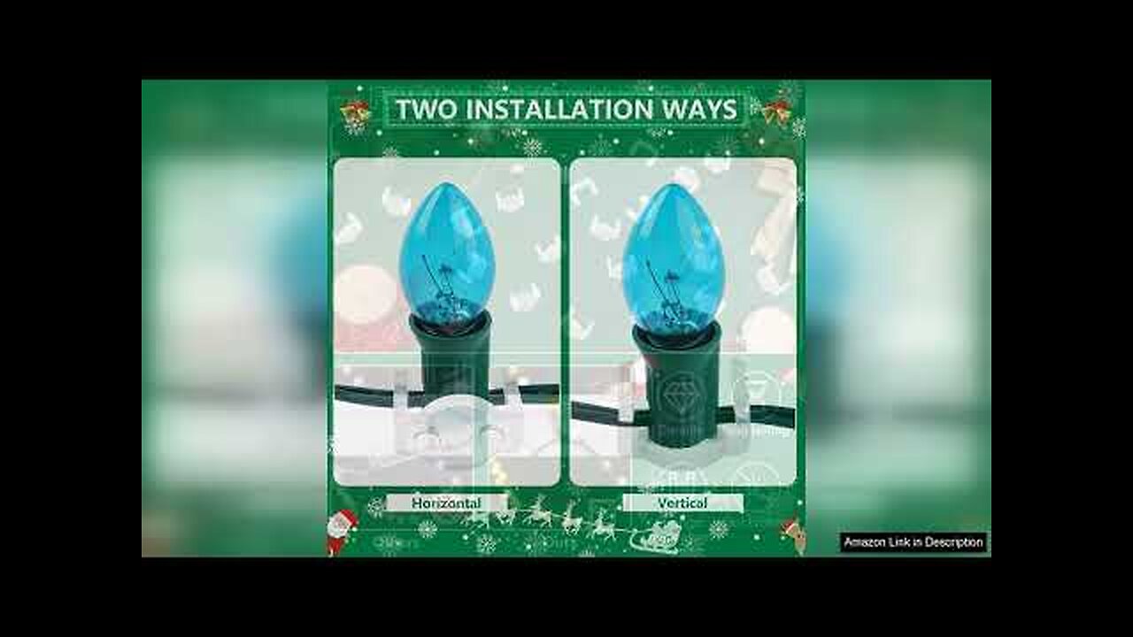 Strong Magnetic Christmas Light Clips for Both C7 and C9 Transparent Magnetic Review