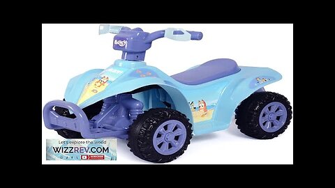 Bluey 6V ATV Quad for Kids Powerful and Safe Ride-On Toy Review