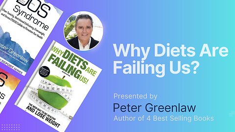 Why Diets are Failing Us | Peter Greenlaw: Author of 4 Best Selling Books | R2M Protocol