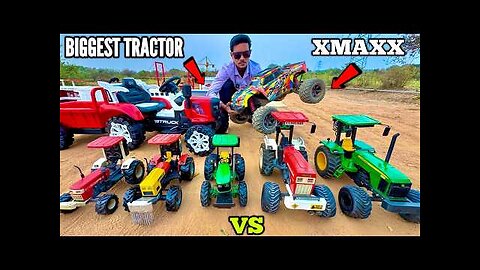 RC Biggest Monster Tractor Vs RC Beast XMAXX - Chatpat toy TV