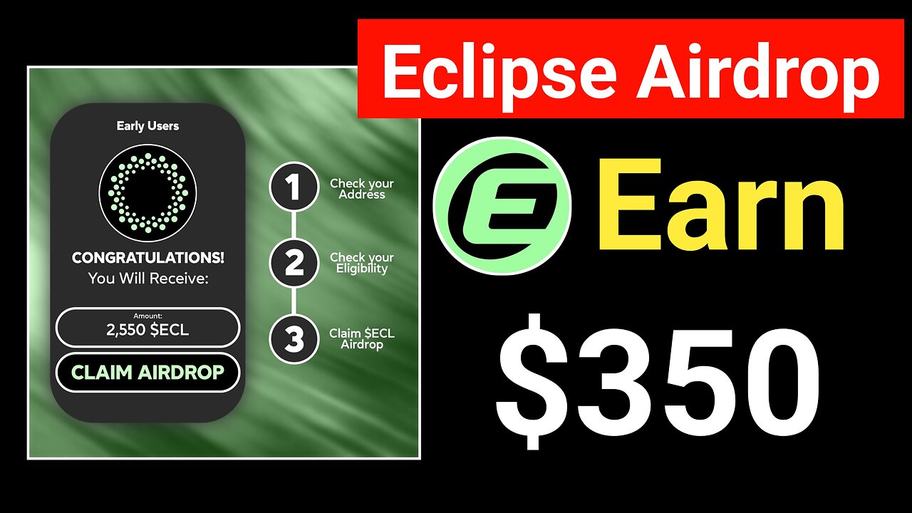 Eclipse Airdrop Guide | New Crypto Airdrop | Crypto Airdrop | New Airdrop