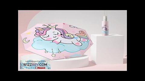 Umbrella Unicorn Princess Crown Cute Automatic Umbrella Portable Anti-rebound Design Review