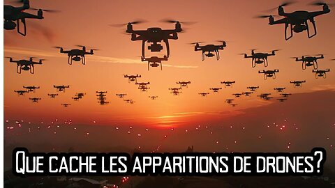 Que cache les apparitions de drones