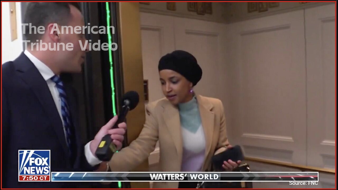 WATCH: Rep. Ilhan Omar Shoves Fox Reporter, Refuses to Answer Any Questions