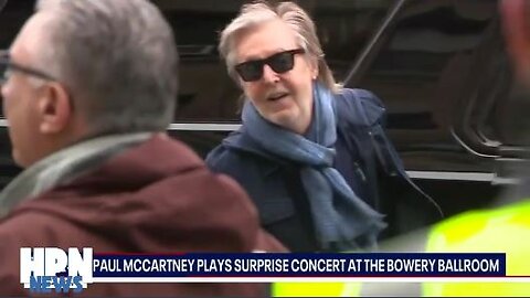 Paul McCartney Surprises NYC With Pop-Up Concert