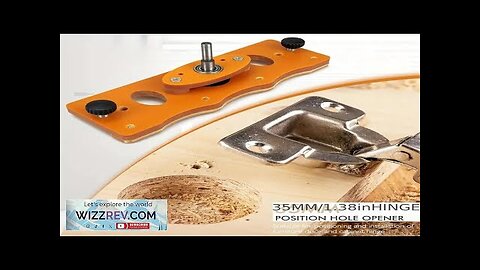 35mm Hinge Hole Drilling Guide Jig Cabinet Door Hinge Positioning and Punch Review