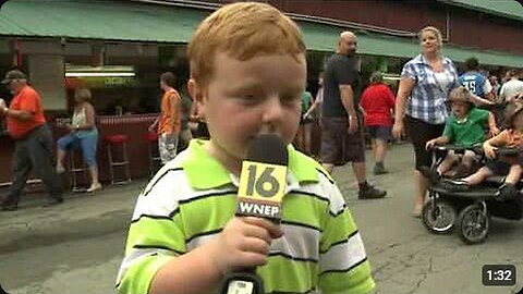 Apparently This Kid is Awesome, Steals the Show During Interview