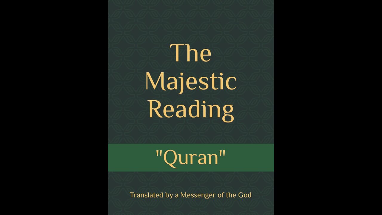 The Quran In English Ch 1-6 - The Majestic Reading