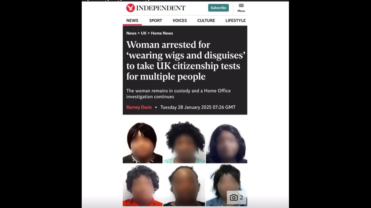 "Woman Detained for Using Wigs and Disguises to Sit UK Citizenship Exams for Others