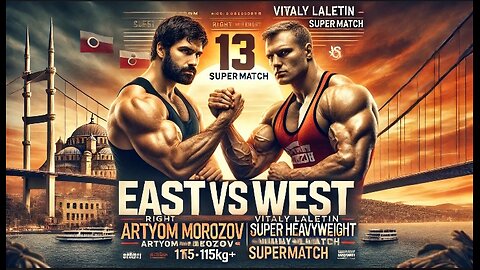 Vitaly vs Artyom || Right arm Super heavy weight|| East vs west13 || Armwrestling|| 😱