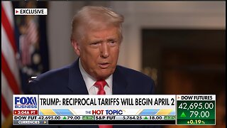 President Trump talks tariffs: 'We're not going to let people take advantage' of US