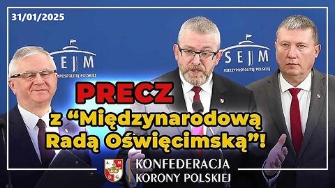 Grzegorz Braun - Tu jest Polska, a nie Polin! Nie chcemy w Polsce antypolskich enklaw (31.01.2025)