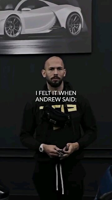 Andrew tate we go to God when we have problems and who ever trust God will never fail