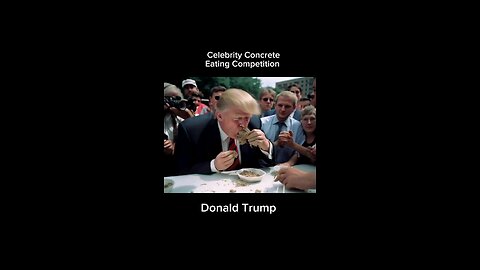 Celebrity Concrete Eating Competition