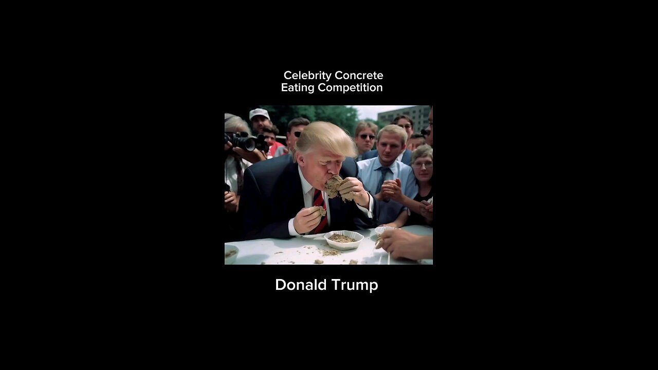 Celebrity Concrete Eating Competition