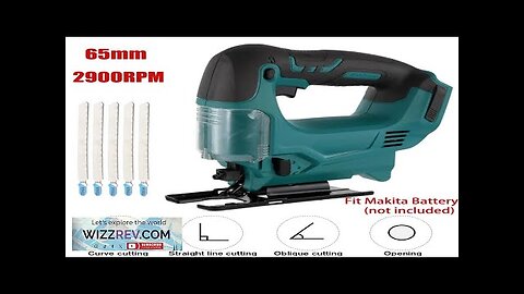 21V 65mm 2900RPM Jigsaw Cordless Electric Jig Saw Multi-Function Woodworking Cutter Power Review