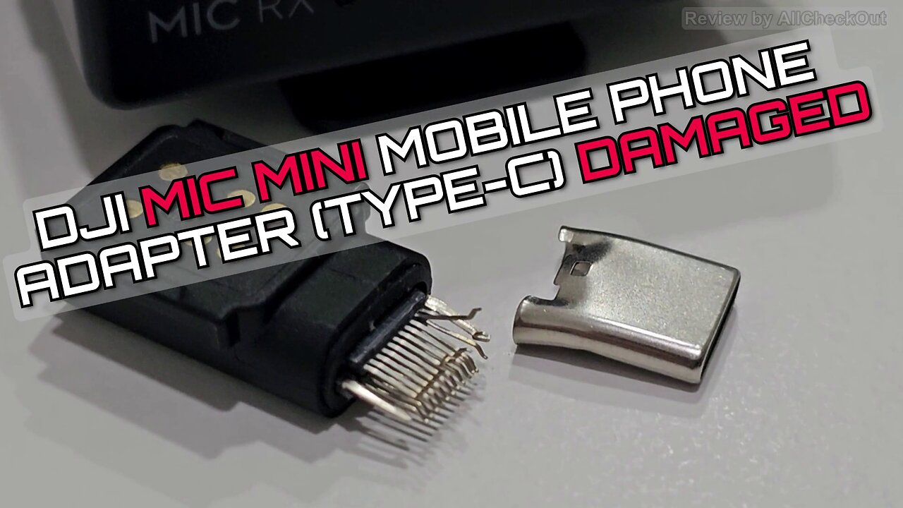 DJI Mic Mini Type-C Adapter Damaged – What Happened & What To Do Now?