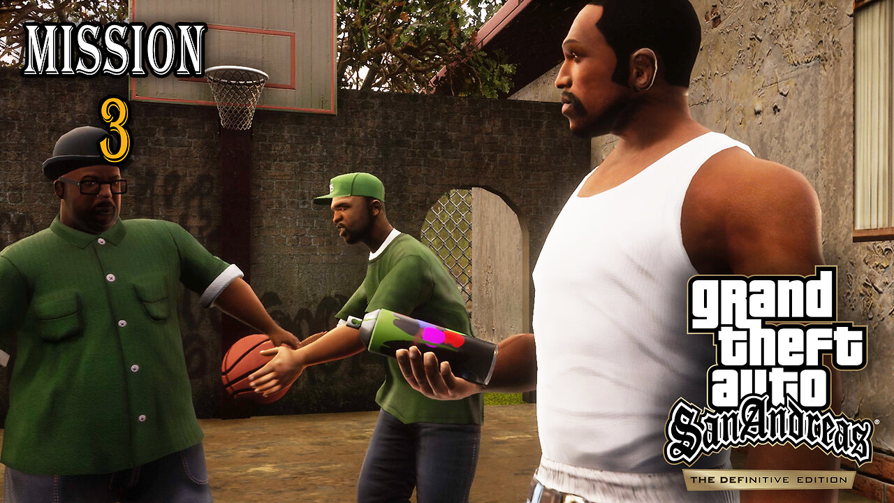 GTA San Andreas Definitive Edition - Mission #3 | Walkthrough NO COMMENTARY