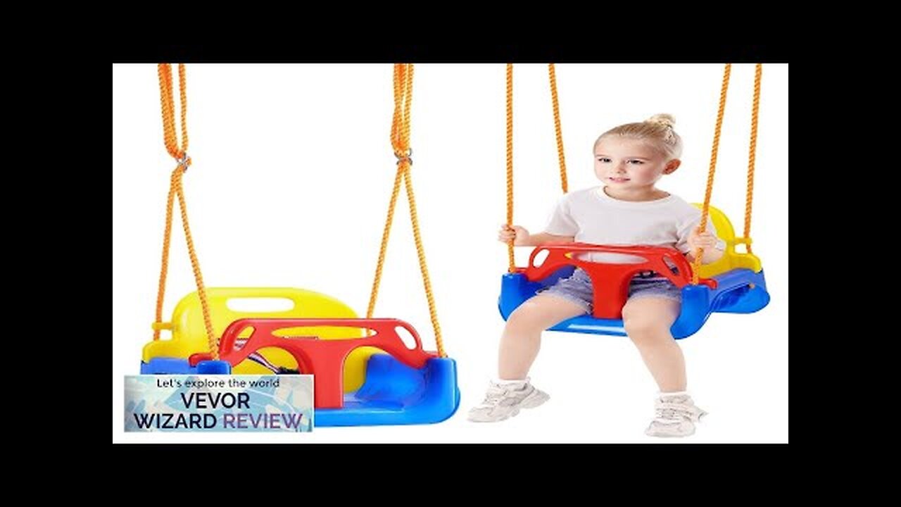 VEVOR 3-in-1 Toddler Swing Seat Baby Swing Seat with Adjustable Ropes Snap Review