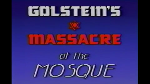 GOLDSTEIN'S MASSACRE at the MOSQUE (Cave of the Patriarchs 1994) Newsreel Documentary