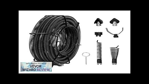 VEVOR Drain Cleaning Cable 45 FT x 7/8 Inch Professional Sectional Drain Review