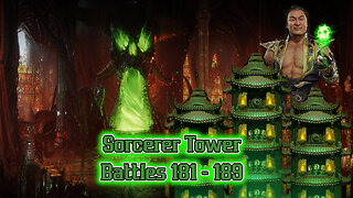 MK Mobile. Sorcerers Tower Battles 181 - 189