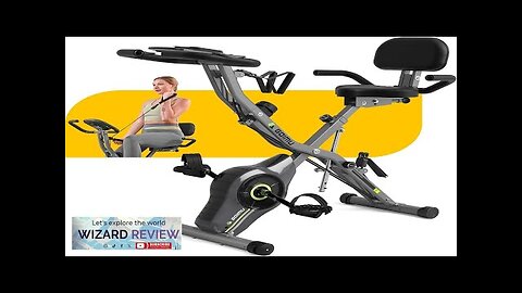 Exercise Bike 5 in 1 Foldable Stationary Bike for Seniors 16-Level Adjustable Review