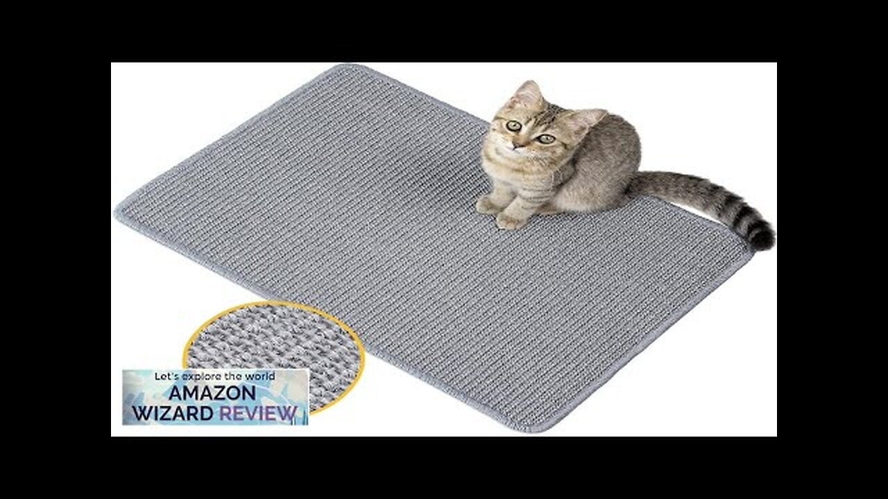 Cat Scratcher MatNatural Sisal Cat Scratch PadHorizontal Floor Cat Scratching Pads Rug Review