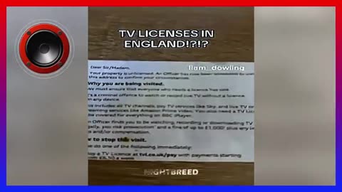 In England, police are entering people's houses to verify that they are authorized to watch TV.