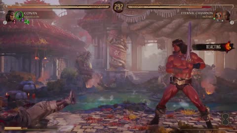 Mortal Kombat 1 - Conan quick Invasions Gameplay Fatality and Animality