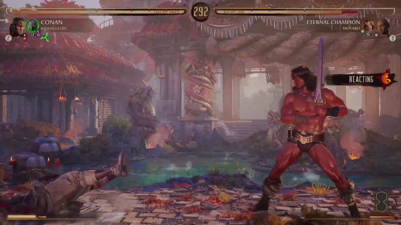 Mortal Kombat 1 - Conan quick Invasions Gameplay Fatality and Animality