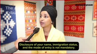 Watch: Somali Dem Rep Ilhan Omar Instructs Other Somalis How To Avoid Deportation