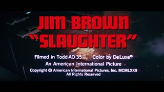 SLAUGHTER (1972) Jim Brown movie trailer