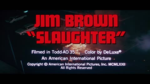 SLAUGHTER (1972) Jim Brown movie trailer